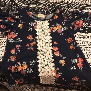 A cold shoulder shirt